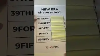 A cheat sheet for New Era&rsquo;s different shapes! #shorts #caps #59fifty #newera