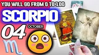 Scorpio ♏️🎁LAST MINUTE SURPRISE❗️YOU WILL GO FROM O TO 100🔥💥 horoscope for today OCTOBER 4 2025 ♏️