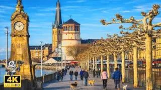 🇩🇪 D&uuml;sseldorf &ndash; Altstadt Walking Tour | Projekt D #01 | 50 Stadtteile | 4K HDR