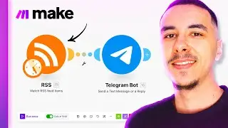 AUTOMATE an RSS feed and receive News on Telegram with Make (Integromat)