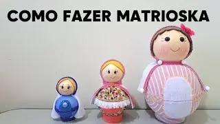 COMO FAZER MATRIOSKA COM BOLAS DE ISOPOR