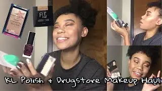 KL Polish + Drugstore Makeup Haul | October 2018