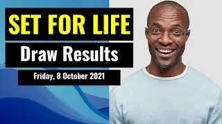 Set for Life Lotto draw results from Friday, 8 October 2021