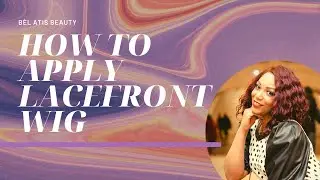 How to Apply Wig | Melting Lace-frontal Wig | EBIN Lace Tint Spray