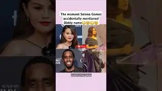 The moment Selena Gomez accidentally mentioned Diddy name 😳😲 #song  #selenagomez #diddy #rap