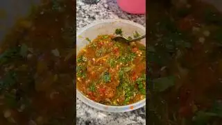 Roasted tomato pepper #hmongfood #cooking #spicy #asian