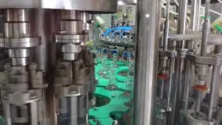 red wine glass bottle filling line machine