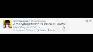 Shane Dawson Tweets He Is In Canada!