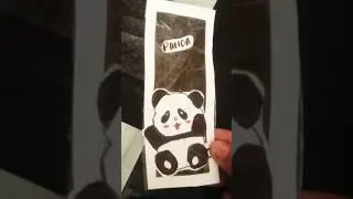 Make A Beautifull Panda Book Mark #  short