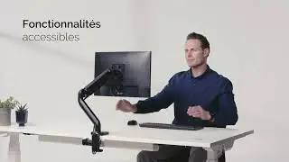 Bras porte-&eacute;crans Platinum&trade; de Fellowes