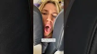 The parents are asleep #kidsbelike #flying #ipadkid #littlekids #flight #traveling #funnyvideo #fyp
