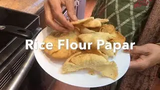 Khichiya Papad Recipe | Rice Flour Papar | Quick And Easy Papad Recipe