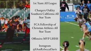 Rebecca Davis Flag Football Highlight Reel