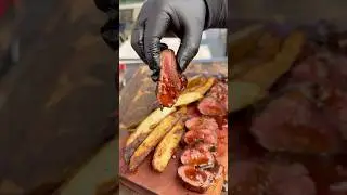 Honey bourbon venison backstrap