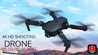 E88 Mini Drone 4K HD Camera With Wifi FPV Portable Foldable Remote Control Drones Rc Quadcopter