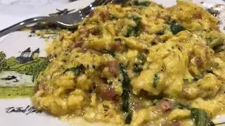 Gordon Ramsay Herby Pancetta Scrambled Eggs! Best KETO Eggs Ever!