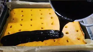 Rezepte Kuchen mit Karotten und Schokolade,10min fertig sehr einfach und lecker 