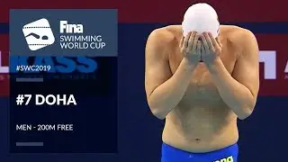 Danas Rapsys wins Men's 200m Freestyle Final! | Day 3 Doha #SWC19 | FINA Swimming World Cup 2019