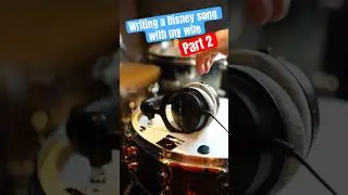 Writing a Disney song with my wife - Part 2. Drum recording #disneymusic #disneymagic #ohmydisney
