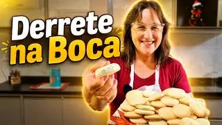 BOLACHINHA AMANTEIGADA QUE DERRETE NA BOCA