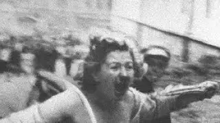 Execution of Jewish woman infamous ww2 picture Lviv pogroms of 1941 Ukraine 