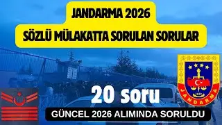 Jandarma Uzman Erbaş (&Ccedil;avuş) S&ouml;zl&uuml; m&uuml;lakatta  &ccedil;ıkmış sorular G&Uuml;NCEL 2026 ALIMINDA SORULDU  #jandarma