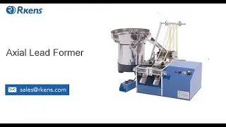 Axial lead former resistor lead cutting bending machine