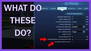 EXPLAINING THE KEYBOARD CONTROL SETTINGS