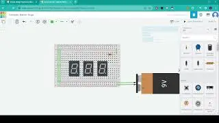 Making a simple seven segment display simulation in Tinkercad