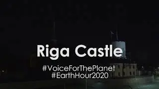 Riga Castle - Earth Hour 2020
