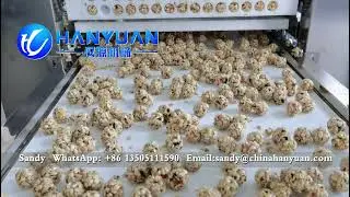 Cereal Ball Making Machine Oats Ball Equipment Granola Ball Production Line#cerealball#granolaball