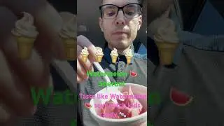Best ice cream flavor on the planet watermelon sherbet #icecream #forbush #short #shorts #viral #yum