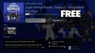 How to Get Super Animal Royale: Season 7 - PlayStation Plus Pack FREE | PS5 | PS4 |