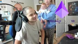 Erobb give his baby a kiss widepeepoHapy