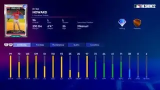 MLB The Show 22: Insane power Ryan Howard in Headliners Set 30 with all attributes