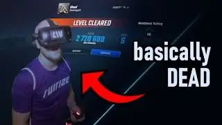 7 minutes of 228 bpm polyrhythms sightread in beat saber • MESHUGGAH - Bleed