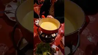 Fondue de fin de ski 🧀🤤 #fondue #cheese #ski #laplagne #fromage