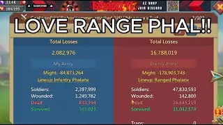 VLY SMACKING! Dont sit in range phal :) Or bobo will make love to your range troops !
