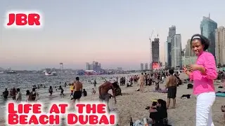 Dubai City tour| Beach walk tour|evening walking Tour JBR#dubaicity #walktours #4kdubai
