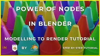 Generate Random Colors with Object Info Node | Blender Tutorial | Modeling to Render | Poly Heaven