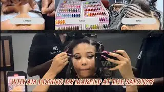 Why I ended up doing my makeup at the salon | Maintenance vlog