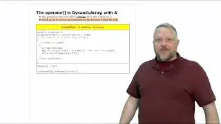 14 - The operator[] in DynamicArray (with Ampersand)