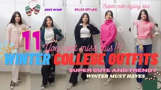 WINTER COLLEGE OUTFITS😍 (you can't miss this*) | Sunder Prettiest Outfits #collegeoutfits #winters
