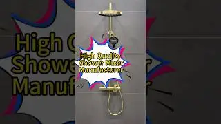 This Luxury Brass Shower System Has a WATERFALL Spout! (3 Finishes)