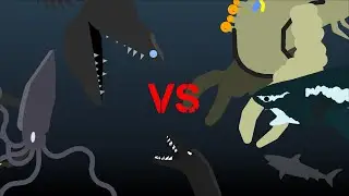 (OLD ANIMATION) Aquatic SCP Battle Royale| Sticknodes Animation!