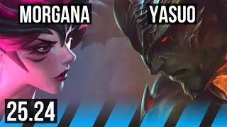 MORGANA vs YASUO (MID) | 32K damage | KR Master | 25.24