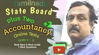 +2 Accountancy Unit wise 1 Mark Tests / SBalateachyou