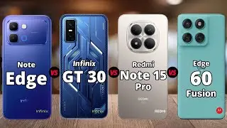 Infinix Note Edge vs Infinix GT 30 5G vs Redmi Note 15 Pro 5G vs Motorola EDGE 60 Fusion