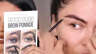 NEW MAYBELLINE TATTOO STUDIO BROW POMADE REVIEW | SWATCHES| MAKEUPBYGRISELDA