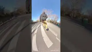 Eboarding through Central Park #NYC #centralpark #skateboarding #evolve #bobmarley #sliding